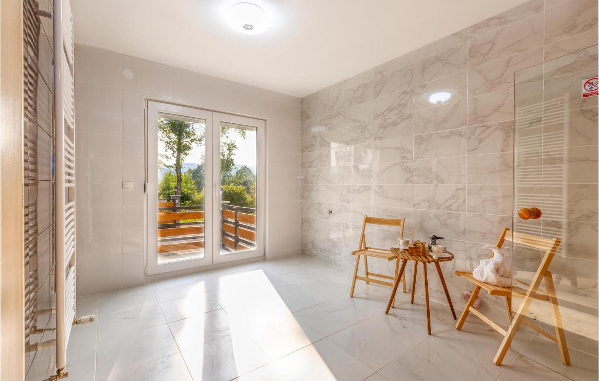 Awesome Home In Smiljan With Sauna Exterior photo